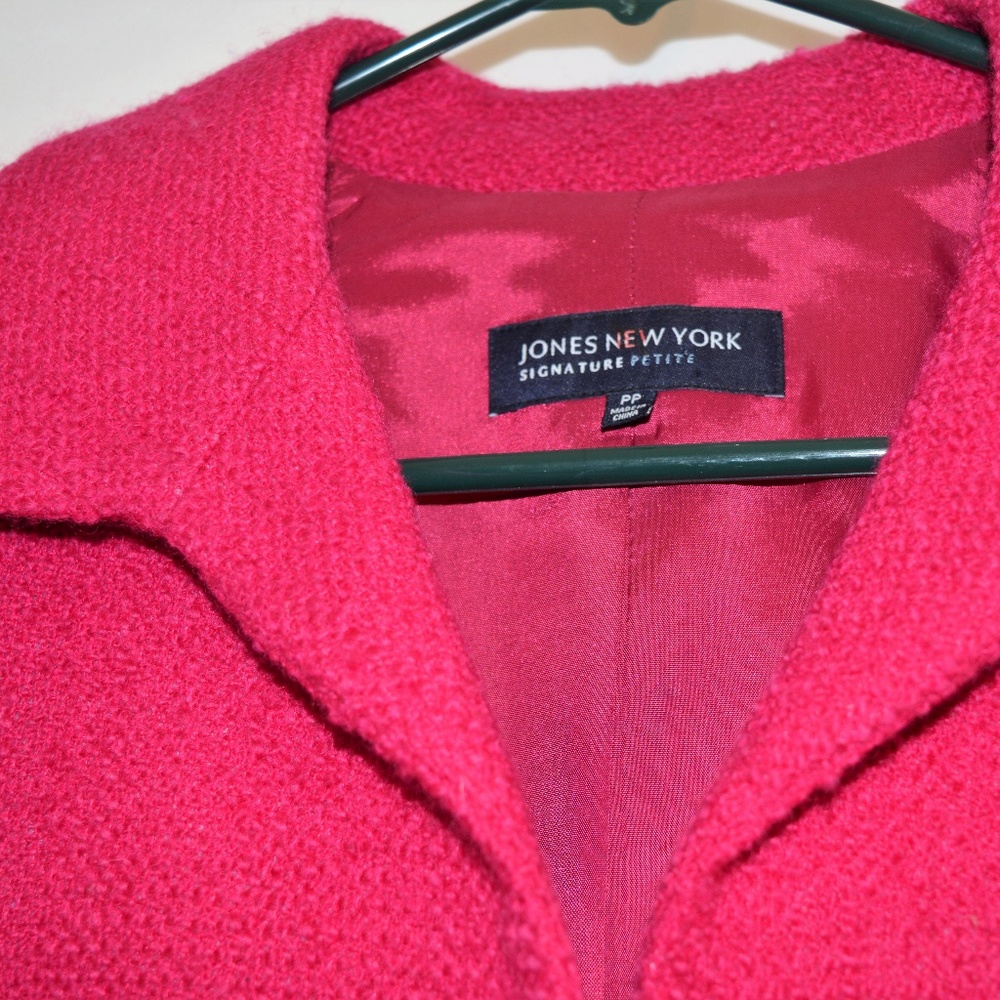 EUC JONES NEW YORK SIGNATURE WOOL BLEND BLAZER PP - Picture 3 of 5